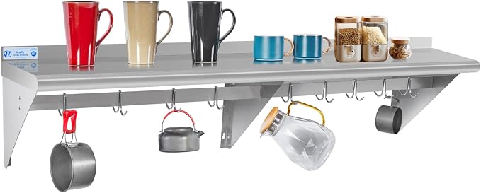 Hally Stainless Steel Shelf by HallySinksTablesH