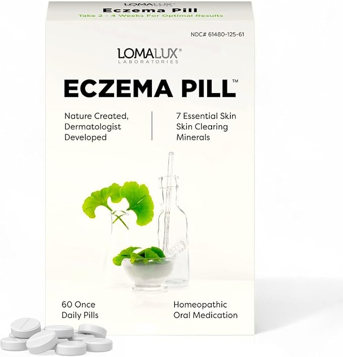Loma Lux Eczema Pills – Natural Eczema Treatment Relief Remedy – Dermatologist by LomaLuxLaboratories