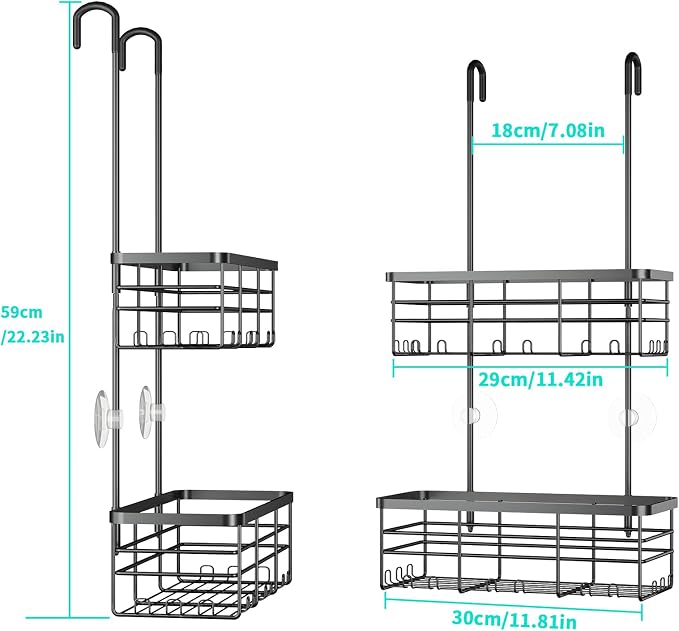 HapiRm Hanging Shower Caddy Organizer - Image 7