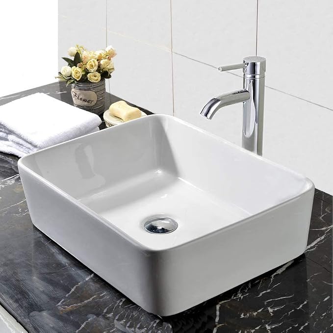 UEV 24" Antique Bathroom Vanity, Dark Brown Bathroom Vanity Set - Image 8