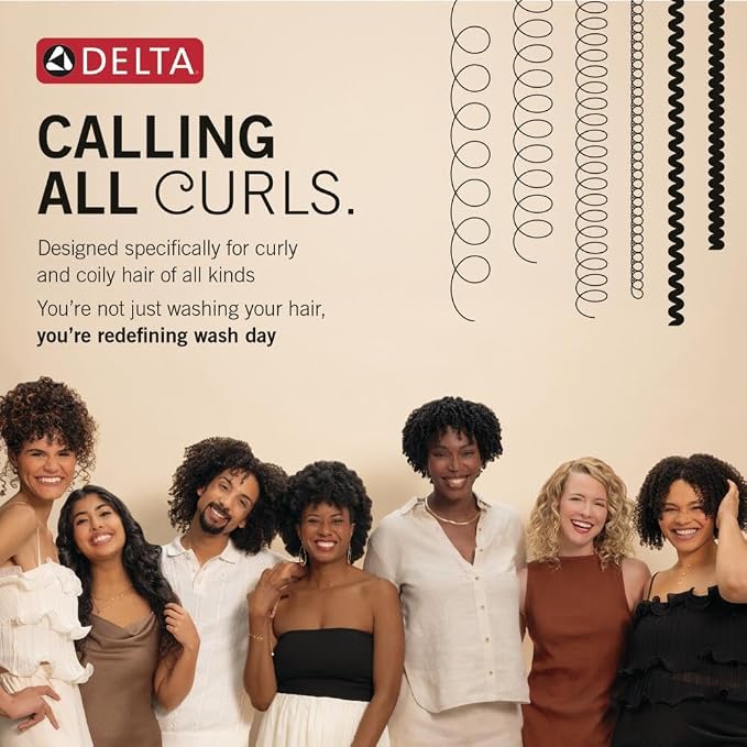 Delta VersaCurl Detangling Handheld Shower Head Tool - Image 4
