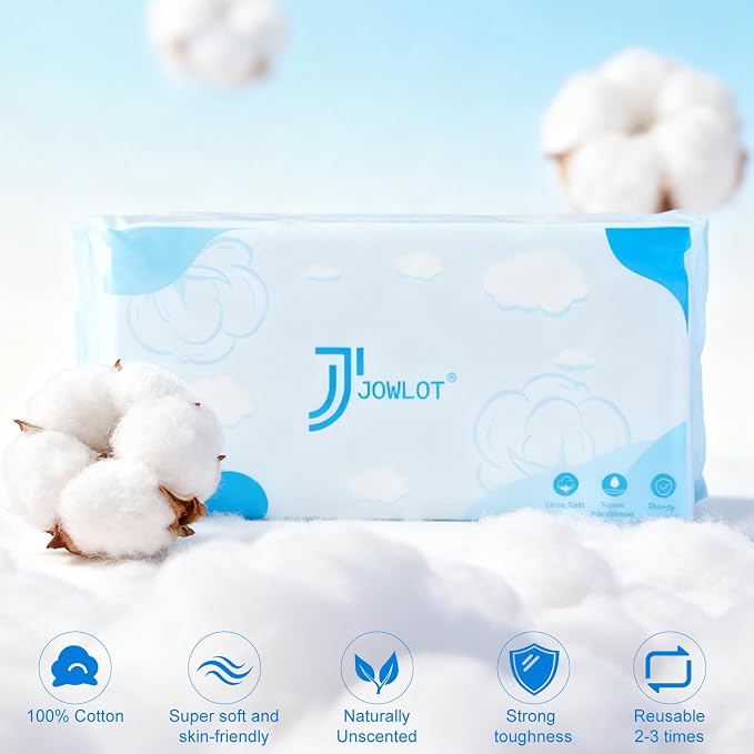 Disposable Face Towels, Dry Wipes Face Tissues Towelettes - Image 4