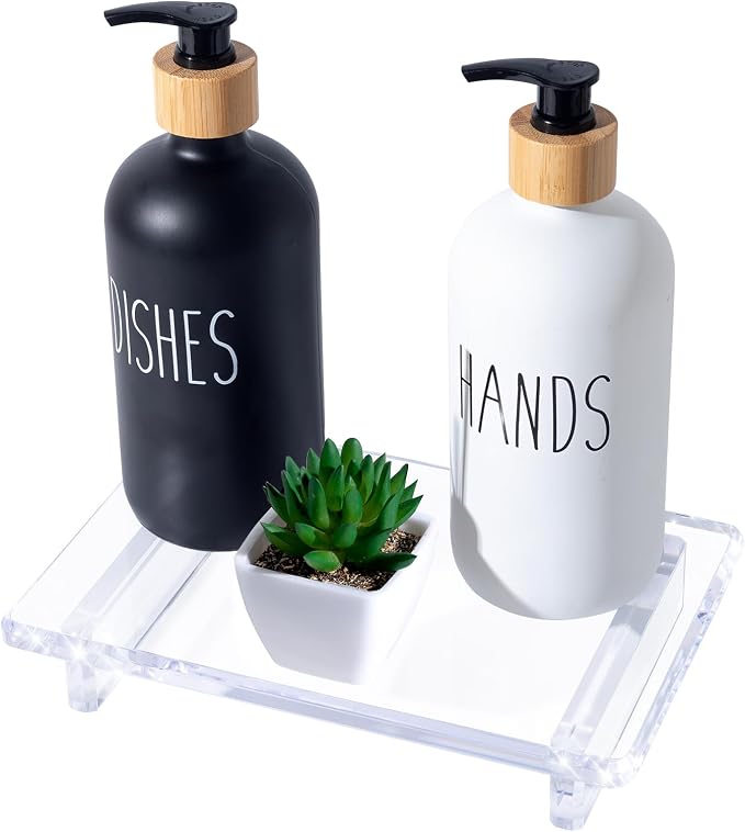 Acrylic soap Dish Tray for Bathroom Counter and Kitchen - Image 4