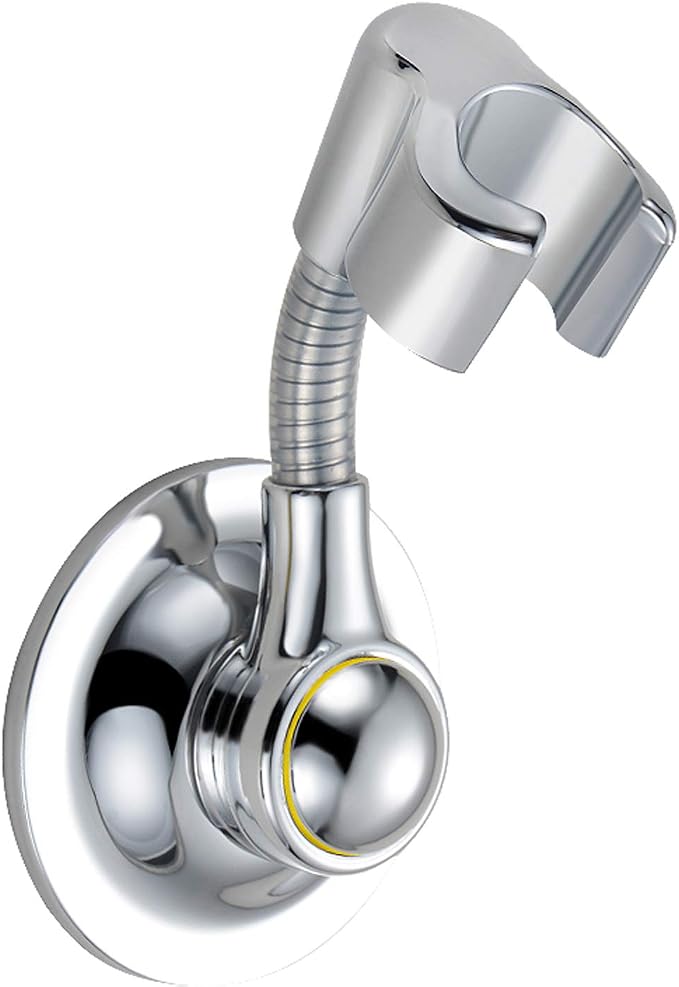 Shower Head Holder Suction Cup Handheld Bracket Adjustable Height Shower Holder by Bafeel