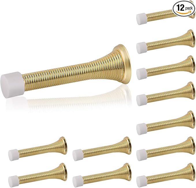 HOMOTEK 12 Pack Spring Door Stopper by HOMOTEK