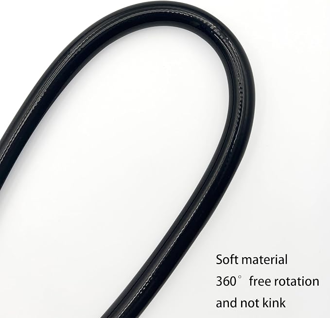Replacement Shower Hose for RV Camper 6in Flexible & Kink-Free Heavy Duty PVC - Image 3