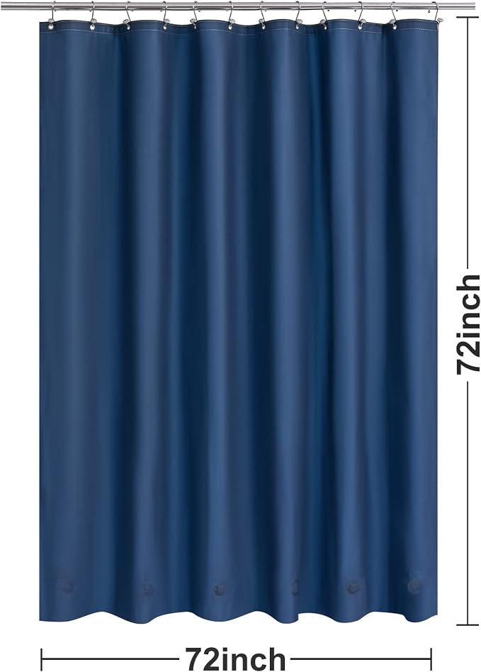 Barossa Design Navy Shower Curtain Liner - Image 7