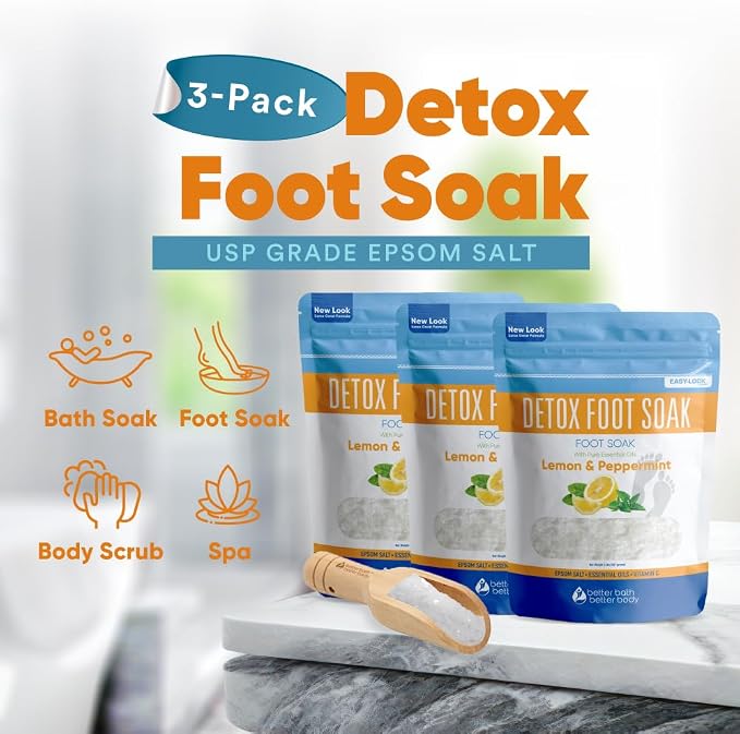 Detox Foot Soak Epsom Salt Soothing Soaks and Athlete's Foot Detox - Image 5