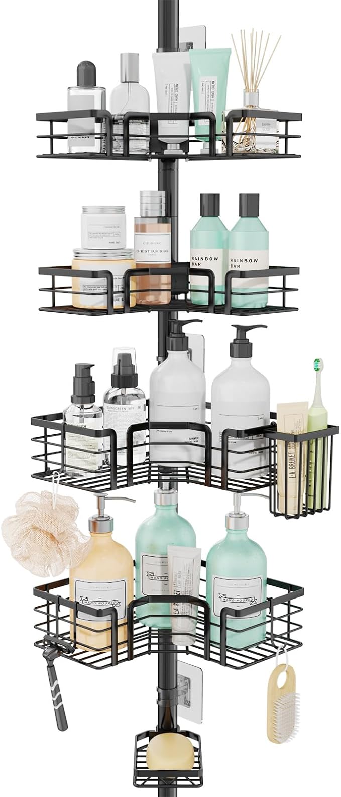 SWTYMIKI Shower Caddy Tension Pole by SwtyMiki-TidyHomeSweetLife