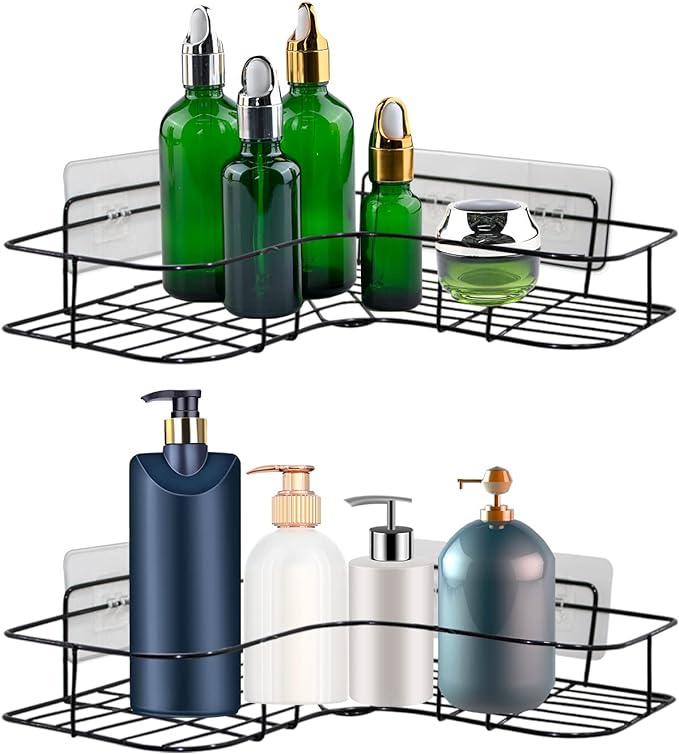 4 Pack Shower Caddy Adhesive for Replacement, Strong Transparent Adhesive for - Image 2