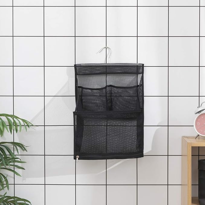 ALYER Hanging Mesh Bath Toy Organizer Bag, Large Shower Storage Caddy - Image 6