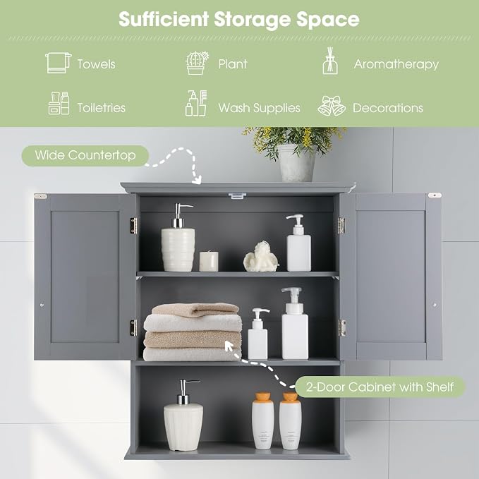 Safeplus 28" H x 23.5" W Wall Mount Medicine Cabinets - Image 5