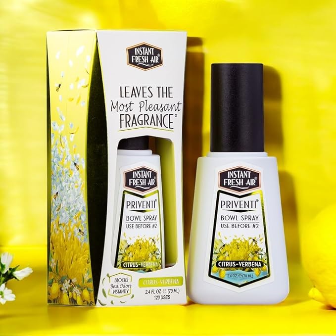 Signature PRIVENTI Toilet Spray, Citrus-Verbena Scent Bathroom Spray - Image 8