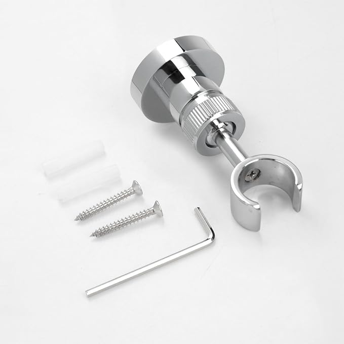 PHASAT Handheld Shower Head Holder Adjustable Solid Brass Handheld Shower Head - Image 6