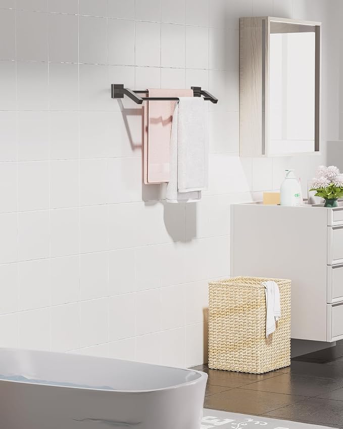 Alise Bath Double Towel Bars Towel Racks - Image 3