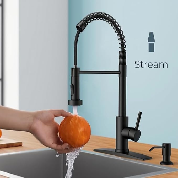 Smart Touch On Kitchen Faucet, 3 Modes Pull Down Sprayer, Sensor Activated - Image 7