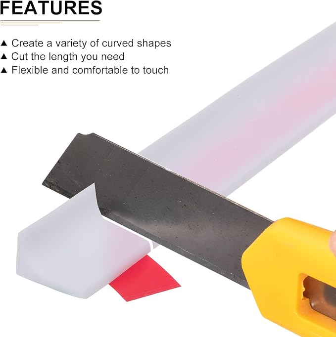 118"x0.8"x0.5" Collapsible Shower Barrier Stopper - Image 3