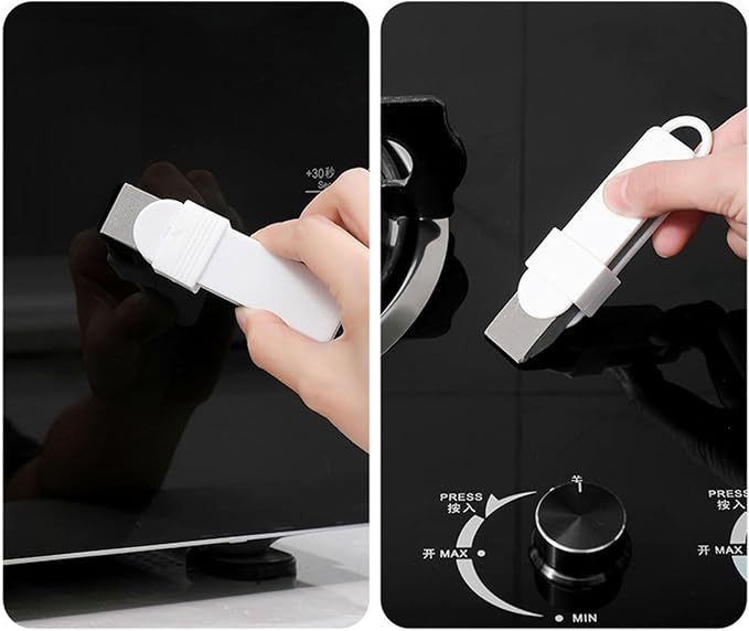 Easy Limescale Eraser Bathroom Glass Rust Remover Kitchen Scale Brush - Image 9