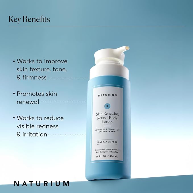 Naturium Skin-Renewing Retinol Body Lotion Jumbo, Advanced Firming Anti-Aging - Image 4