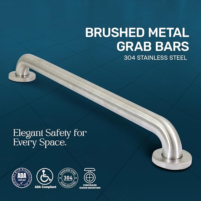 Highcraft Grab Bar for Bathtubs and Showers, Shower Grab Bars for Seniors and - Image 2
