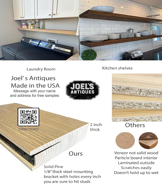 joelsantiques 30 Inch Floating Shelves - Image 5