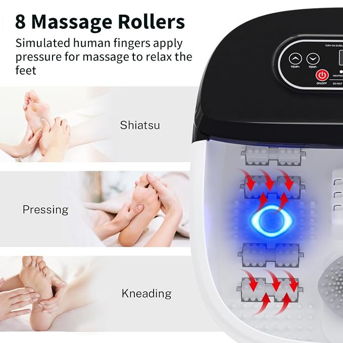 Foot Spa Bath Massager with Heat - Image 6