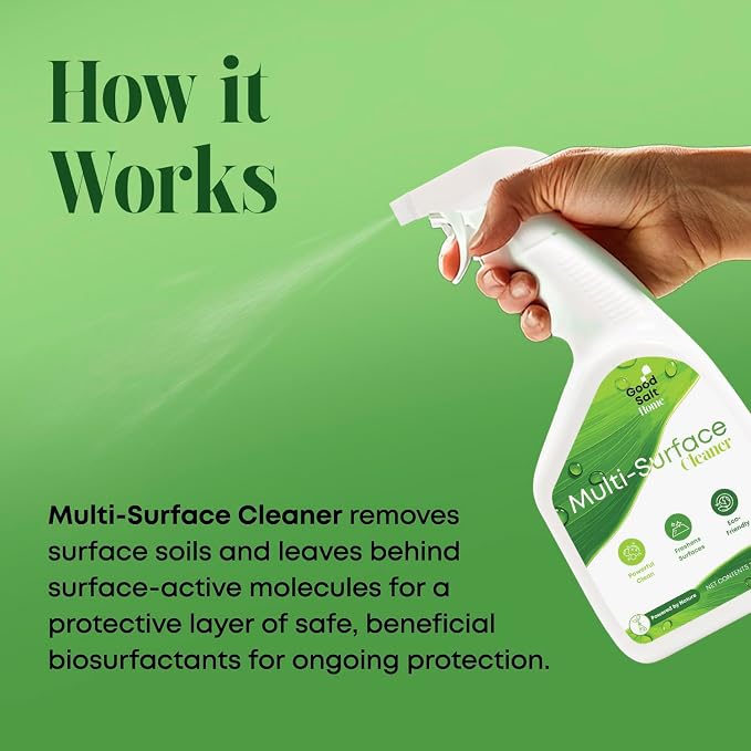 Good Salt Home Multi-Surface Cleaner Spray, Probiotic All Purpose Cleaner - Image 5