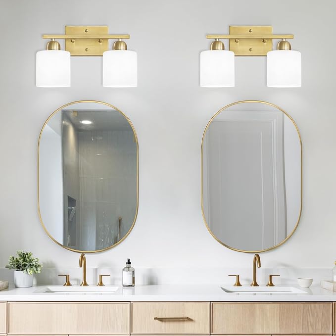 2 Light Bathroom Vanity, Bathroom Lights Over Mirror - Image 3
