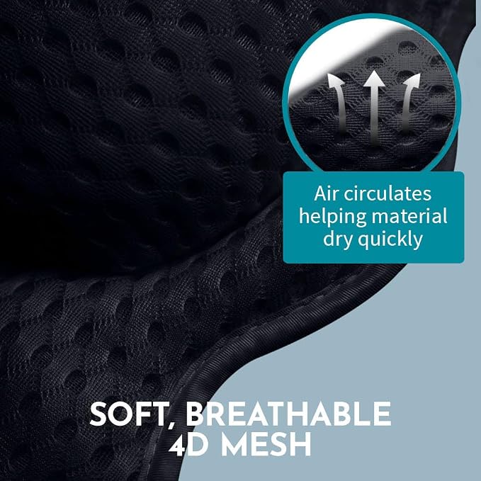 WONDERfoam Thick Padded Ergonomic Bath Pillow - Image 5