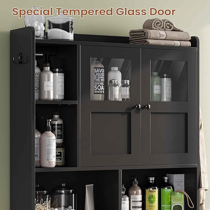 Itaar Over The Toilet Storage Cabinet, Over Toilet Bathroom Organizer - Image 6