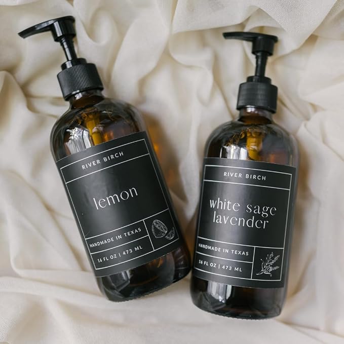 River Birch Lemon Scented Natural Hand Soap - Image 7