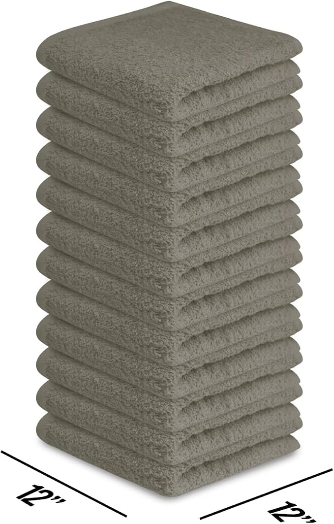 Softolle 100% Cotton Washcloths 24 Pack Soft, Highly Absorbent Washcloth - Image 6