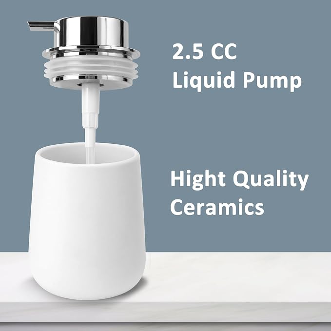 Soap Liquid Dispenser Ceramic - Image 5