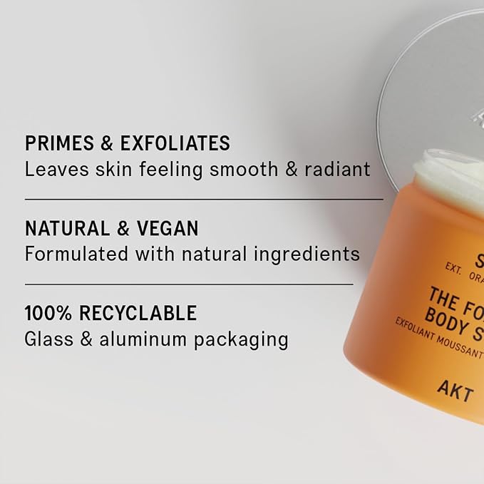 AKT The Foaming Body Scrub 8.4 Fl Oz, Skin Exfoliator, Body Scrub - Image 7