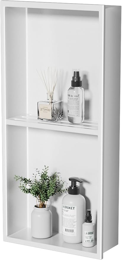 No Tile Needed Shower Niche by HelloaySenCornerProtection