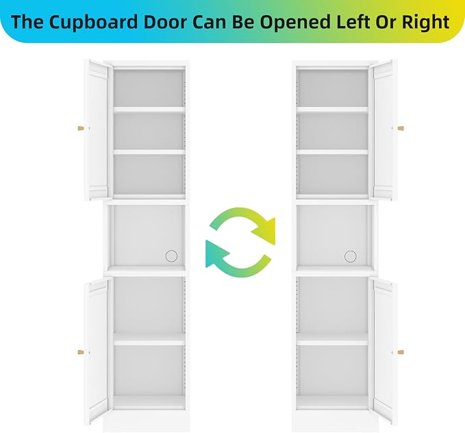 Tall Narrow Storage Cabinet - Image 4