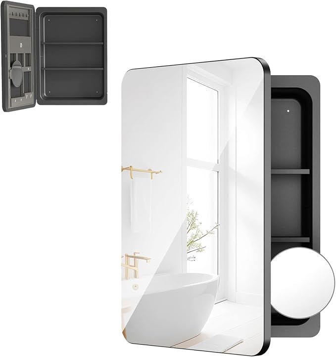 Rresyet 18×26 Bathroom Mirror Cabinet by ReinventingtheGoodinLife
