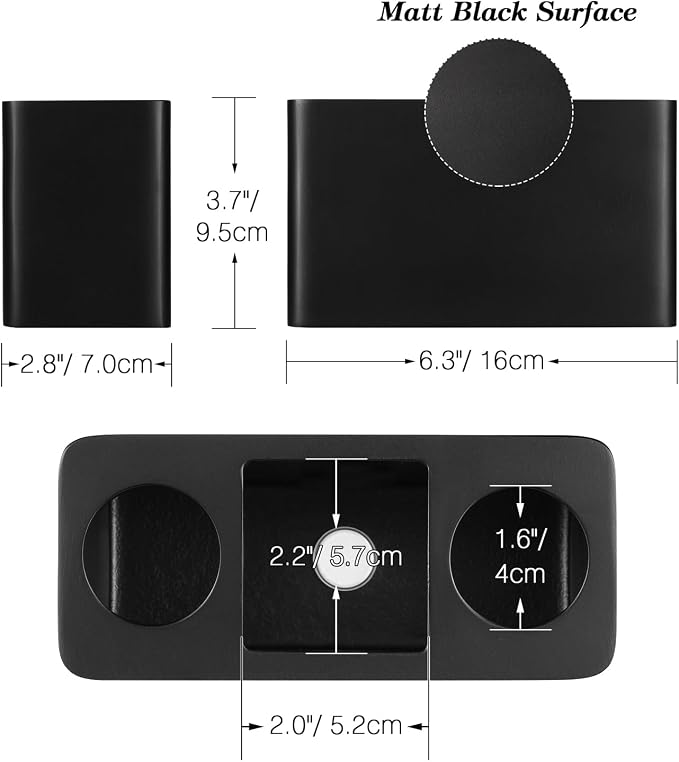 Luxspire Toothbrush Holder, 3 Slots Electric Toothbrush and Toothpaste Holder - Image 4