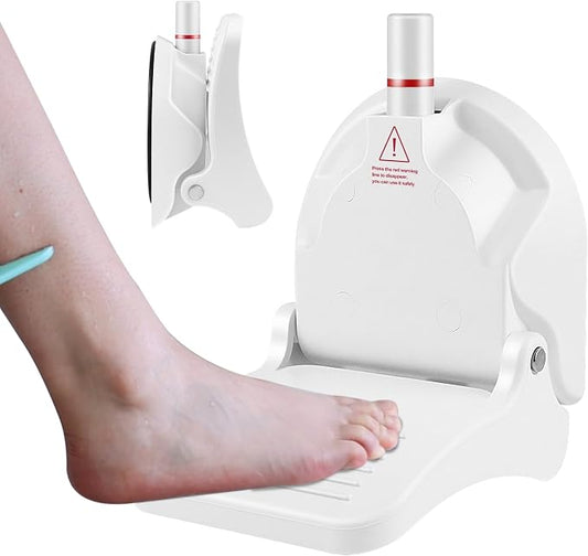 Suction Cup Shower Foot Rest for Shaving Legs, Foldable Shower Step Foot Rest by Ruppence