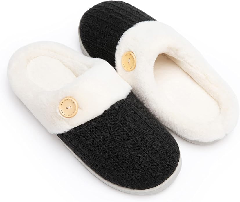 Chantomoo Womens Slipper Warm Comfy Memory Foam House Slippers Knitted Shoes by Chantomoo