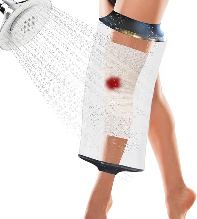 KEEFITT Knee Cast Cover for Shower, Waterproof Shower Protector for ACL Surgery by KEEFITT