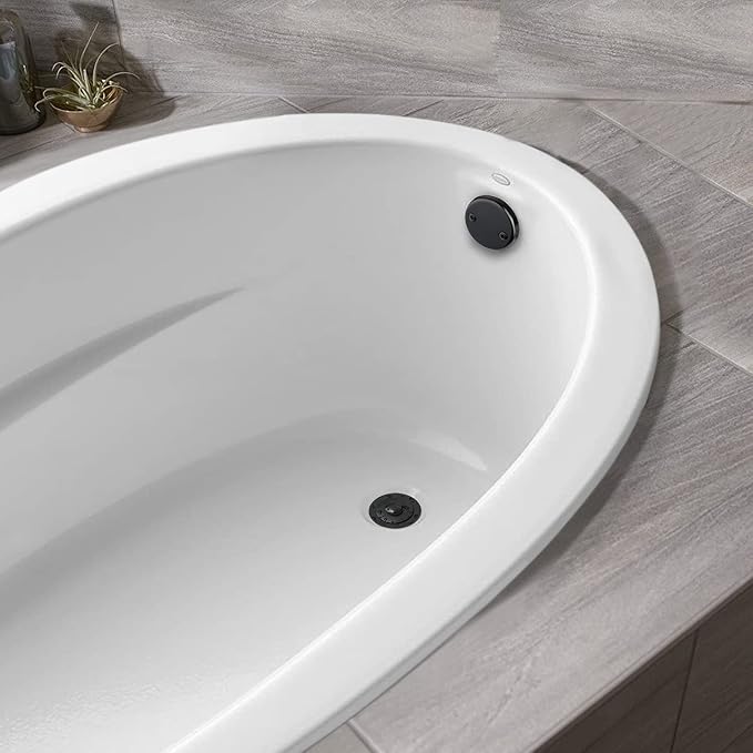 Matte Black Lift & Turn Tub Trim Set - Image 4