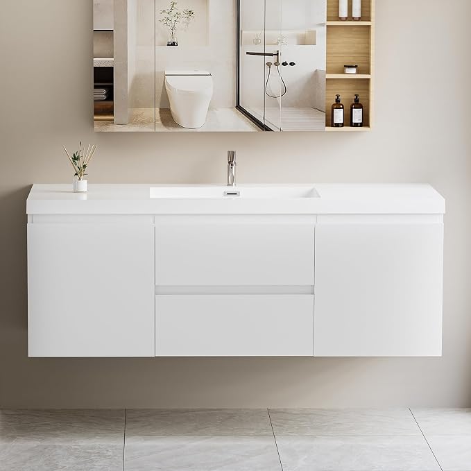 60" Floating Bathroom Vanity by DOPERFE
