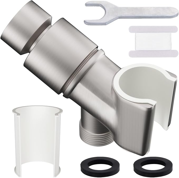 Shower Head Holder for Handheld Shower Head Adjustable Shower Arm Holder by Enoughmen