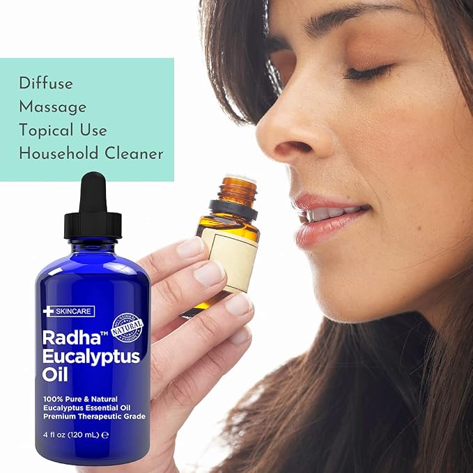 Radha Beauty Eucalyptus Essential Oil 4 oz - Image 3