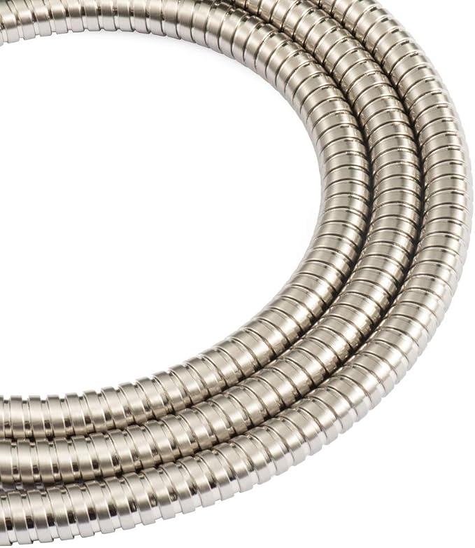 60-inch Extra Long Brushed Nickel Shower Hose Replacement, 304 Stainless Steel - Image 5