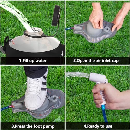 Portable Camping Shower Bag - 10L/2.2 Gallons Solar Shower Water Bag - Image 7