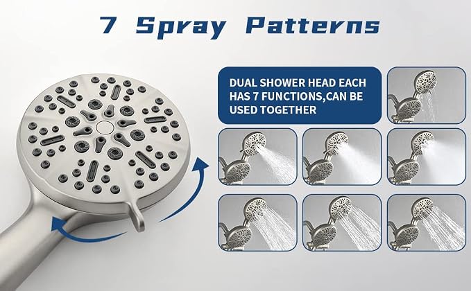 Shower Tub Kit Dual Shower System - Image 5