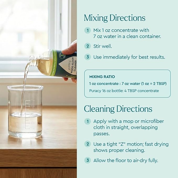 Puracy Wood Floor Cleaner Concentrate - Image 5