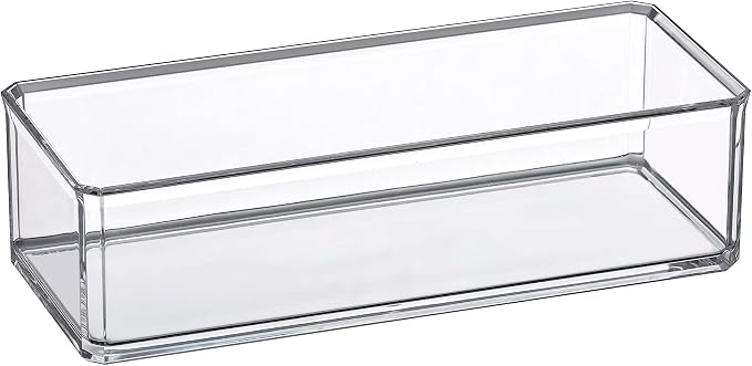 Amazing Abby - Glamour - Acrylic 1-Compartment Makeup Organizer, Transparent - Image 4